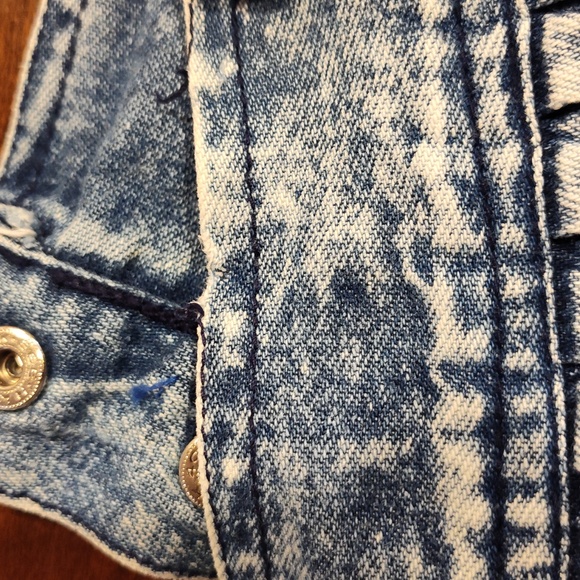 Vintage Jordache Denim Blue Acid Wash  Women's Skirt Size 14 - Picture 4 of 4